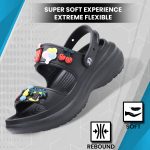 DOCTOR EXTRA SOFT Women's Classic Charms Cushion Sandals/Clogs with Adjustable Back Strap for Adult| Comfortable & LightWeight | Stylish & Anti-Skid | Waterproof Casual Daily Mules Girls & Ladies D-552 - Image 4
