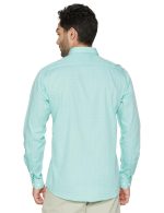 Allen Solly Men's 100% Cotton Slim Fit Dotted Print Casual Shirt - Image 2