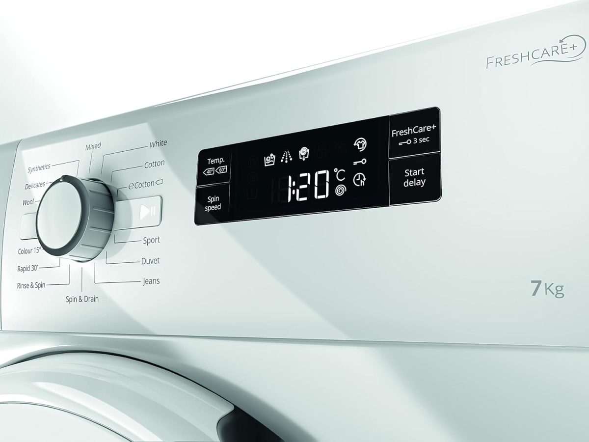 Whirlpool 7 kg Inverter Fully Automatic Front Load Washing Machine (Fresh Care 7112 (I), White, Inbuilt Heater) - Image 4