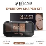 Dilanci Professional Eyebrow Shaping Kit | 2 Shade Palette with Brush | Define, Shape & Enhance | Perfect for Beginners & Professionals - Image 8