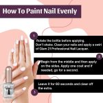 Glam21 Professional Nail Polish/Nail Color -12 ml| Long Lasting | Quick Drying | Glossy Finish | Crystal Clear -05 - Image 4