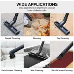 INALSA Wet and Dry Vacuum Cleaner for Home, 15 LTR Capacity,1400 W, 20 kPa Suction, Blower Function,HEPA Filter, Wet Vacuum Cleaner for Sofa, House Cleaning Machine,Stainless Steel Body (WD 15) - Image 7