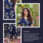 Fashion2wear Women's Georgette Casual Floral Digital Print Half Sleeve Knee Length Fit and Flare Long Maxi Gown Dress (Flower_Gown) - Image 3