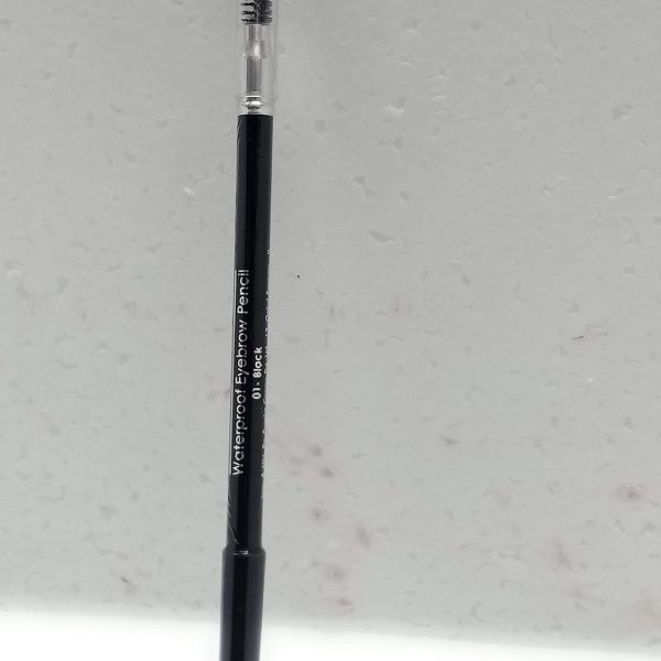 Miss Claire Waterproof Eyebrow Pencil 01 (Mascara Brush), Black, 1.4 Grams, Black
