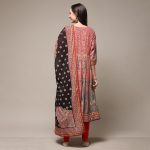 BIBA Women Cotton Anarkali Kurta Churidar Suit Set - Image 4