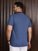 Bigbanana Plus Size Men's Regular Fit Jacquard Polo Tshirt - Image 5