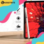 Stylus Pen for Android Tablet & iOS All Touchscreen Devices Capacitive Universal Smart Pen Pencil with Fine Point Disc Tip Lightweight Metal Body and Magnetic Cover for Mobile Phone iPad Tab - White - Image 2