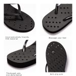 DRUNKEN Slippers for Men Women Flip Flops Chappals Slides Sandals Stylish Sleeper Man Sliders Footwear Flats Girls Ladies Clogs Bathroom Daily Use Chapal Hawai Black- 6-7 UK - Image 4