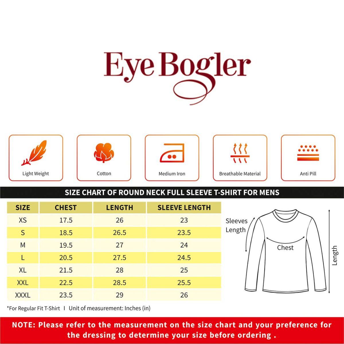 EYEBOGLER Regular Fit Men's Cotton T-Shirt - Image 4