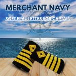 MarinersApp Merchant Navy Captain Soft Epaulettes – Premium Shoulder Rank Epaulettes for Uniform – 4 Stripes with Gold Thread – Professional Navy Officer Accessory – Unisex, Standard Size - Image 2