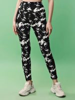 Women's Printed Gym Wear Tights|Combo Pant Mesh Insert Side Pockets Pant|Ideal for Active Wear Pant |Yoga & Workout Tights |The Ultimate Gym Pants for Women & Girls - Image 2