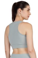 BLUEFICUS Premium Seamless Non-Padded Slip On Sports Bra Low Impact Workout Bras Activewear Sports Bra - Image 8
