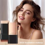 GABANIZ 2 in 1 Luxury Anti-Wrinkle Foundation Stick, Long-Lasting Double Head Foundation Make Up Stick with Brush, (Natural, 1 PCS) - Image 3