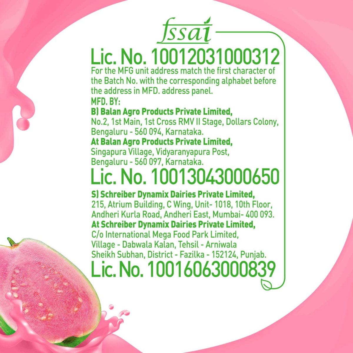 B Natural Guava Juice, Goodness of Fiber, Vit C & E, Made with 100% Fruit Pulp and 0% Concentrate, 1 litre - Image 6