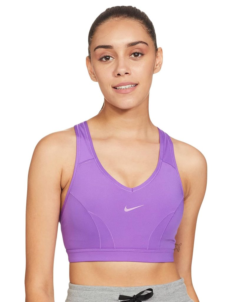 Nike Women's Polyester Padded Wire Free Sports Bra