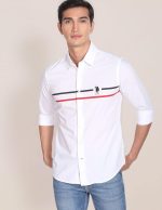 U.S. POLO ASSN. Men's Cotton Slim Fit Shirt - Image 2