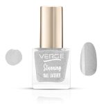 VERGE Stunning Color Non Toxic Nail Polish (LONGEST STAY WITH ULTRA BOLD FINISH) 164; Silver Tail (Quick Dry & Chip Resistant, PARABEN FREE, VEGAN)