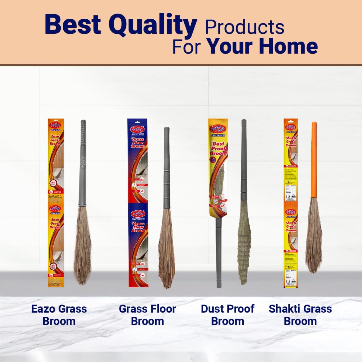 Chakaachak No Dust Broom for Cleaning Floors| No Dust Broom with Washable Fibers| Broom for Home Cleaning| Highly Durable Broom | Broom with Long Handle (XL)| Jhadu for Floor Cleaning - Image 5