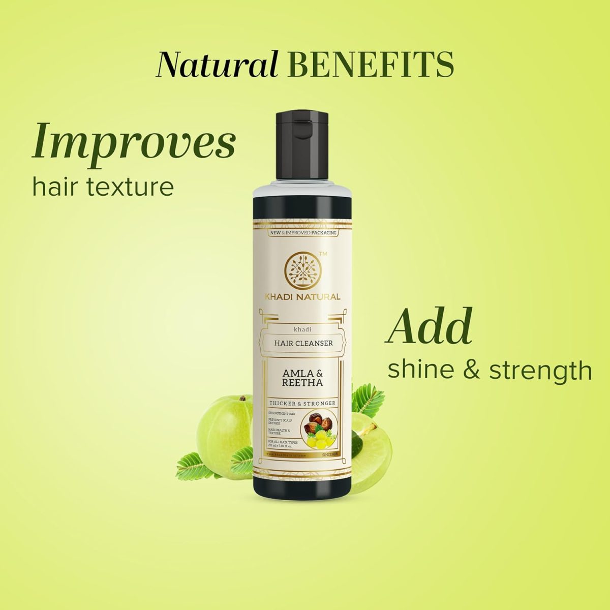 Khadi Natural Amla & Reetha Hair Conditioner | Hair Fall Rescue Formula | Nourishes Dry and Damaged Hair | Suitable for All Hair Types | 210ml - Image 6
