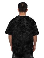 Darkbuck® Acid Wash Oversized Tshirt for Men and Women Drop Shoulder Loose Baggy Fit Black Unisex Pure Cotton T-Shirt Rapper Travis Scott - Image 2