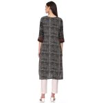 BIBA Women Rayon Straight Printed Kurta - Image 4