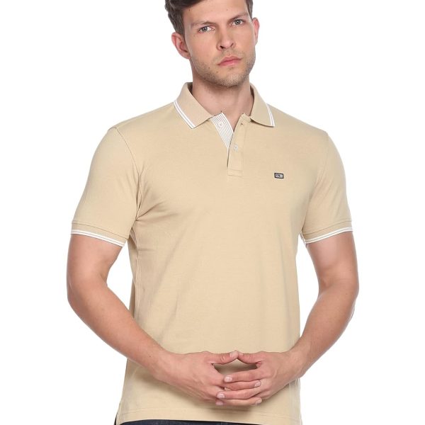Arrow Men's 100% Cotton Regular Fit Polo