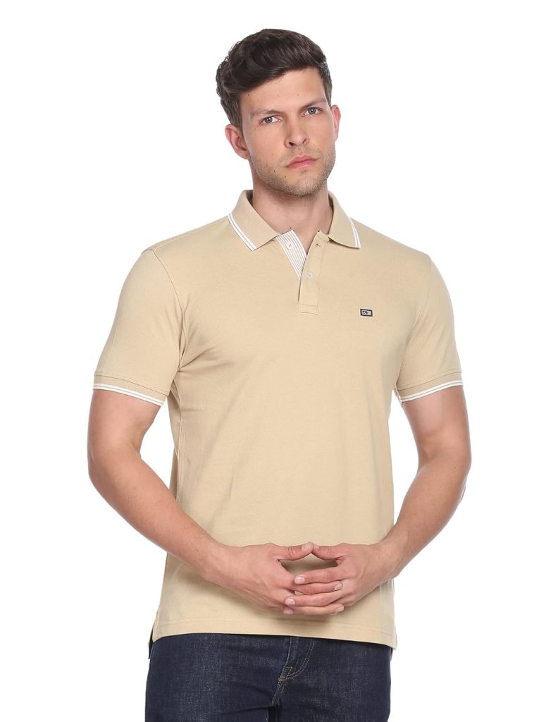 Arrow Men's 100% Cotton Regular Fit Polo
