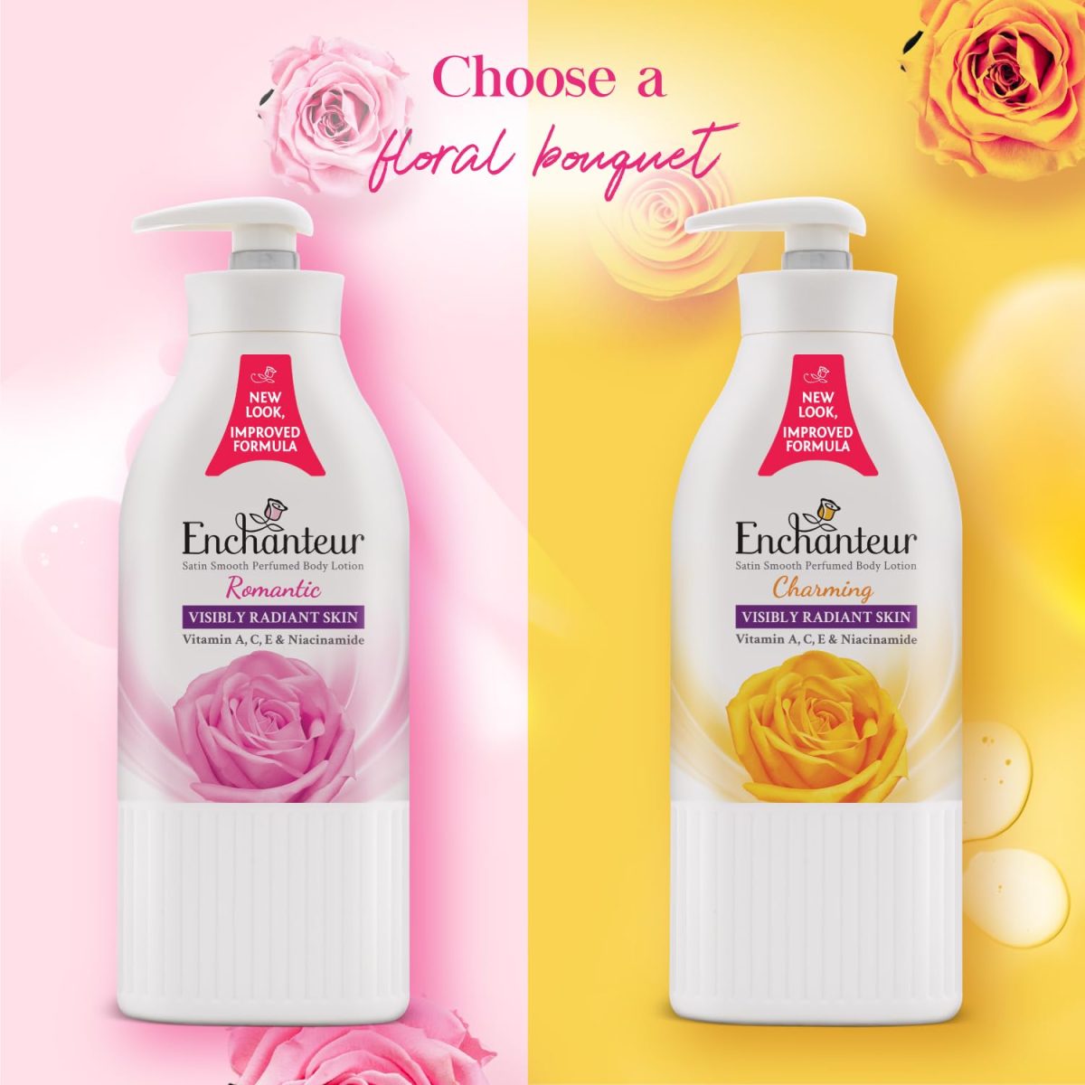 Enchanteur Romantic Perfumed Body Lotion, 500ml, with Aloe Vera & Olive Butter for Silky Smooth Skin - Image 9