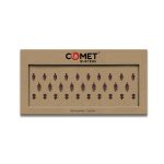 Comet Busters Maroon Abstract Design Bindis With Black Border | Handcrafted Stick-On Bindis (BV2339) - Image 4