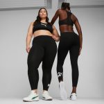 Puma Women's Essentialentials Logo Workout and Gym Tights | Comfortable Cotton-Blend Leggings with Elastic Waistband & Iconic Logo | Ideal for Workouts, Travel & Everyday Comfort - Image 2