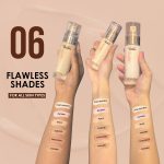 Glam21 Velvet Touch Oil Control Silk Foundation|Waterproof, High Coverage, Velvet Matte Finish,Ultimate Full coverage, Lightweight and Breathable,SPF 35 Long Lasting|Almond-50gm - Image 7