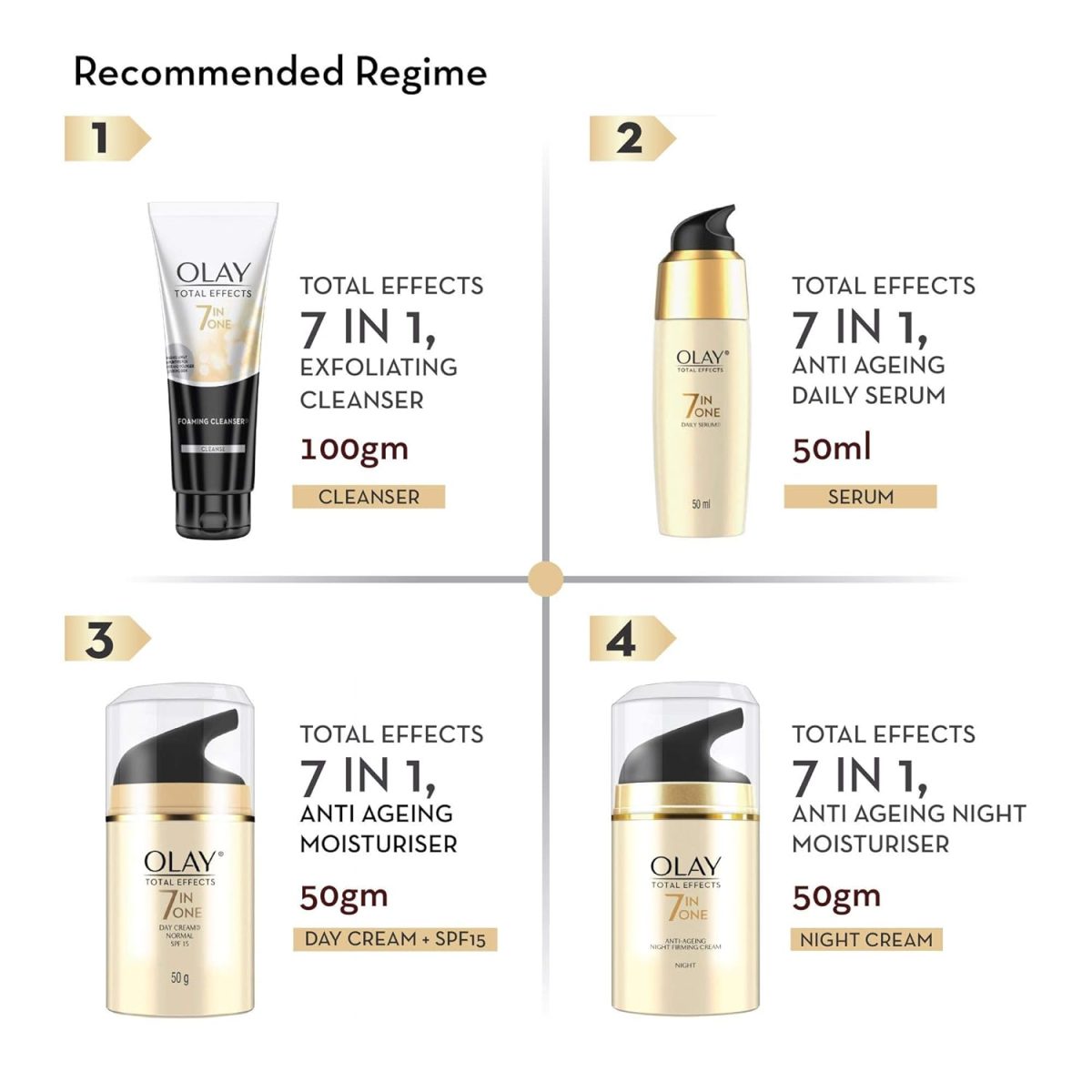 Olay Night Cream Total Effects 7 in 1, Night Cream, 50g - Image 7