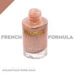 Posh HIGH GLOSS QUICK DRY Finish NAILPOLISH SILVER GOLDEN ROSEGOLD STEEL GREY, 9 ml - Image 5