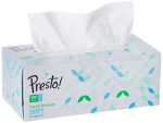 Amazon Brand - Presto! 2 Ply Facial Tissue Box | 1200 Pulls | 200 Pulls X 6 Cartons | Soft And Highly Absorbent | 100% Natural Virgin Cellulose Fiber - Image 2