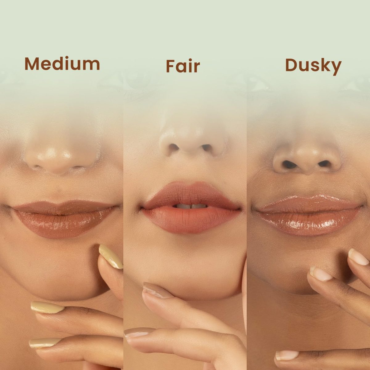 Koe Beauty Double Dip | Brown Sugar & Caramel | Warm Neutral Brown Matte Lipstick (2ml) Plus Rich Golden Glaze Buttery Finish Lip Topper (2ml) | Perfect Balance of Color & Shine - Image 3