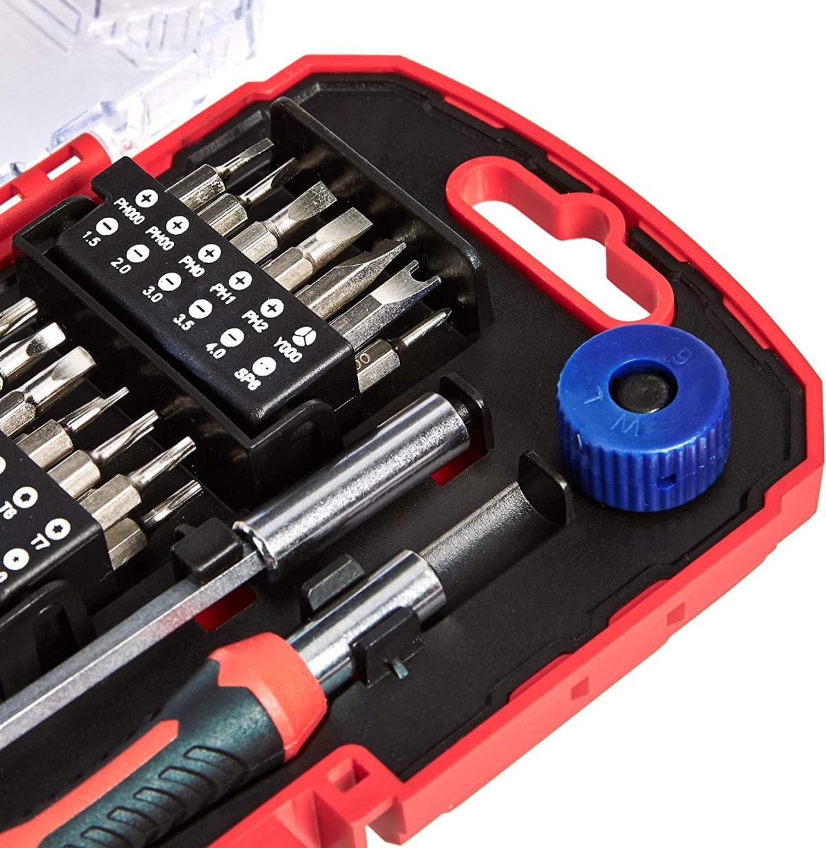 AmazonBasics 51-Piece Precision Screwdriver Bit Set, 17.1 x 9.7 x 2.8 cm - Image 4