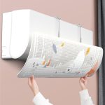 ALMEKAQUZ Air Conditioner Deflector,Adjustable Outlet Shield Air Wing Wall Mounted Deflector, air conditioning universal wind deflector cover,Suitable for Home, Office,Meeting Room