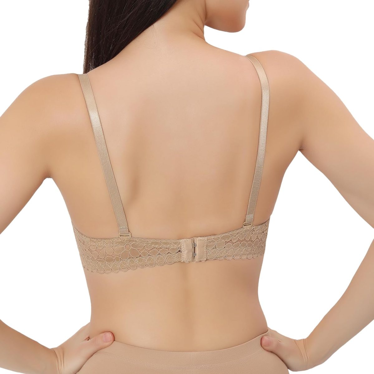 Fabluk® Women's Push Up Lace Bra - Padded Underwire Everyday Bra | Suitable on All Occasions | Comfortable Wear | Multicolored (Sizes 32-38) - Image 4