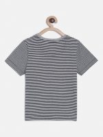 L'Adore Boy’s Grey Plain Short Sleeve T-Shirt - Image 3