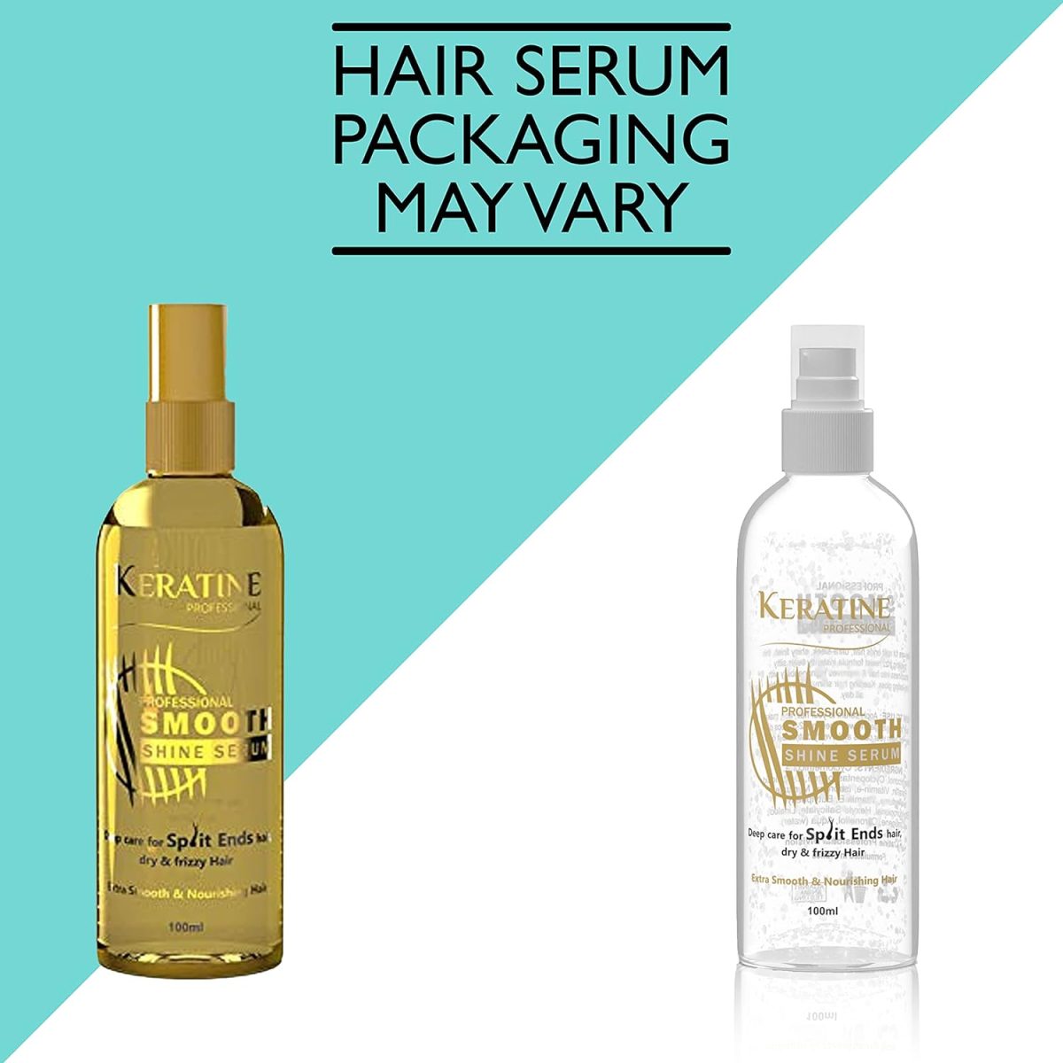 KERATINE PROFESSIONAL® Keratin Shampoo, Hair Mask and keratin Serum(100 Ml) Kit | Sulphate free Repair Shampoo, Repair Hair Mask and Professional Smooth Shine Serum Set for Thin Fine Hair | Pro Treatments for Dry, Damaged & Color Treated Hair. - Image 6