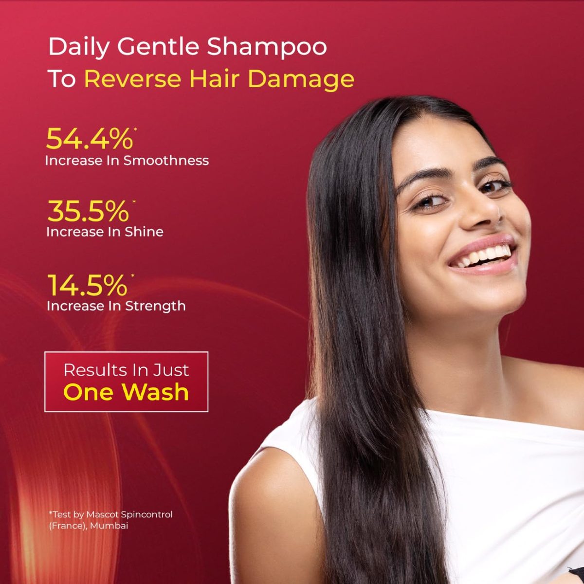 Arata Super Shampoo (150ml) with Argan Oil, Biotin & Soy Protein| Prevents Hair loss | Boosts Hair Thickness | Reduces Breakage | Fights Microbial Infections | Adds Shine | Shampoo For Women & Men - Image 2
