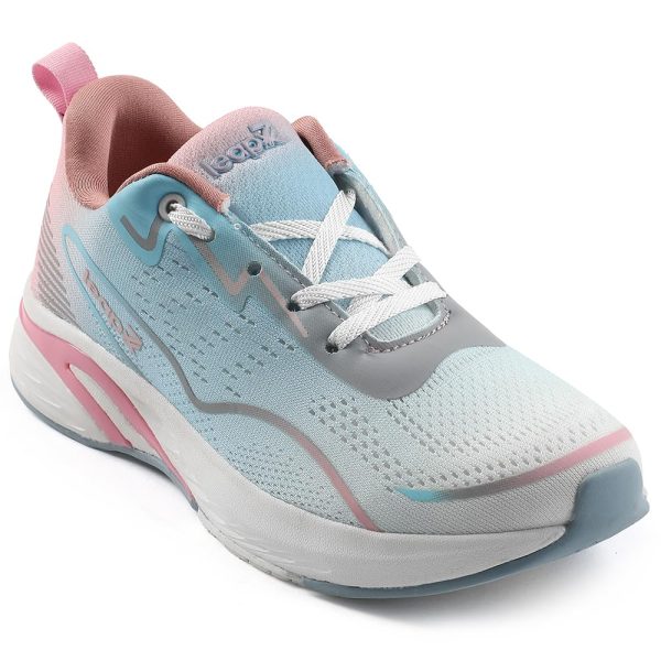 Liberty Leap7x GHD-W10E Sports Lacing Running Shoes for Women with EVA Sole | Suitable for Walking Jogging Gym | Super Foam Insole | Comfortable Footbed | Shock Absorption