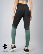 BLINKIN Women's Stretch Fit Mid Rise Stretchable Gym Pants Workout : The Ultimate Yoga Pants | Gym Track Pants with Mesh Insert & Side Pockets (5100) - Image 3