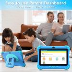YINOCHE 7 Inch Kids Tablet with Case, WiFi, Android Kids Tablet, 32GB Storage, Dual Camera, Shockproof Case, Parental Control Tablets Compatible with Netflix - Image 4