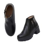 XE Looks 100% Vegan Leather Trendy & Attractive Boots for Women - Image 8