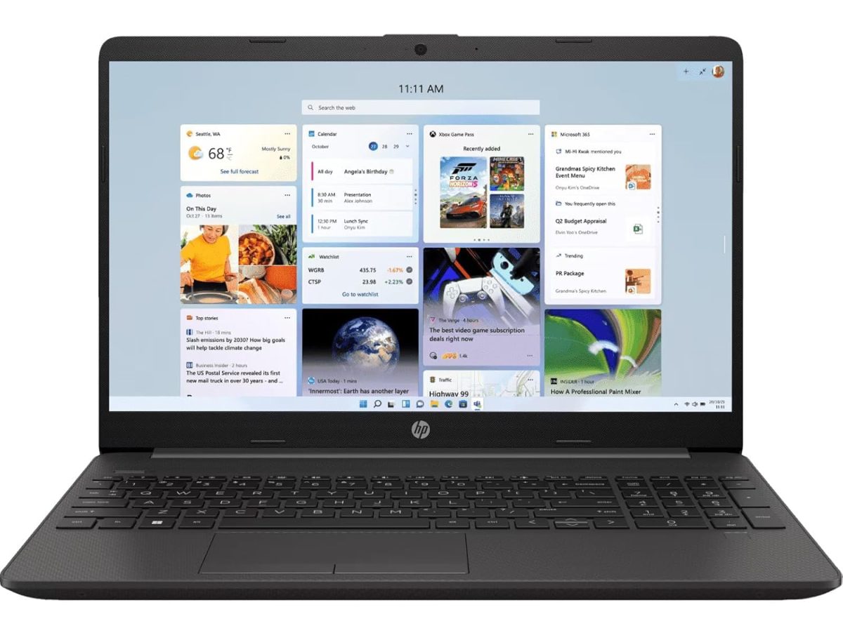 HP 250 G9 Intel Celeron Dual Core 4500u - (8 GB/256 GB SSD/Windows 11) Laptop (15.6 inch, Dark Ash Grey, 1.75 kg)