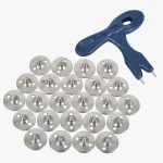 DSC Unisex Adult's Metallic-Fiber Metal Spikes & Spanner for Cricket Shoes, Multicolour - Image 3