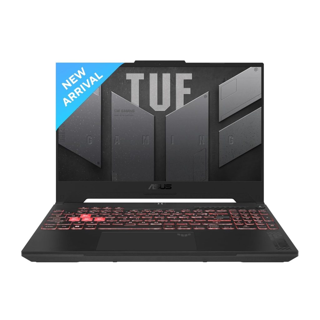 ASUS TUF Gaming A15, 15.6" (39.62Cm) FHD 144Hz, AMD Ryzen 7 8845HS, Gaming Laptop (16GB DDR5/512GB SSD/NVIDIA Geforce RTX 4060 /Windows 11/Office 2021/Mecha Gray/2.20 Kg), FA507UV-LP136WS