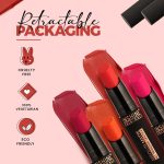 INSHINE ORIGINALS Absolute Matte Lipstick - Long-lasting, Transfer-resistant, Velvety Matte Finish with Intense Color, Up to 12 Hours Wear | Perfect for Sophisticated Lips - BLOOD MOON - Image 6
