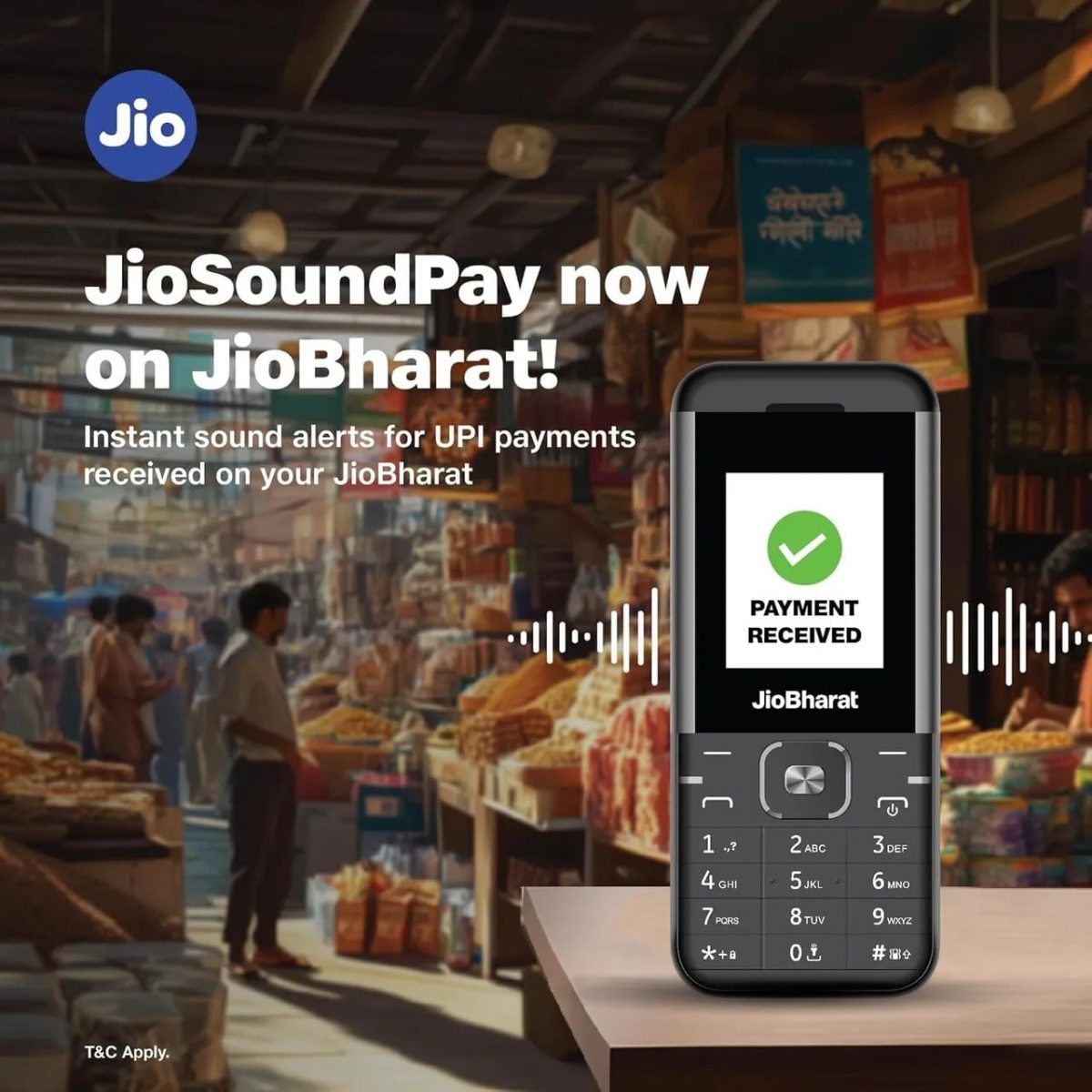 Karbonn K1 jiobharat 4G Keypad Phone with JioTV, JioCinema, JioSoundPay, JioSaavn, Long Lasting Battery, LED Torch, Digital Camera | Black & Red | Locked for JioNetwork - Image 4